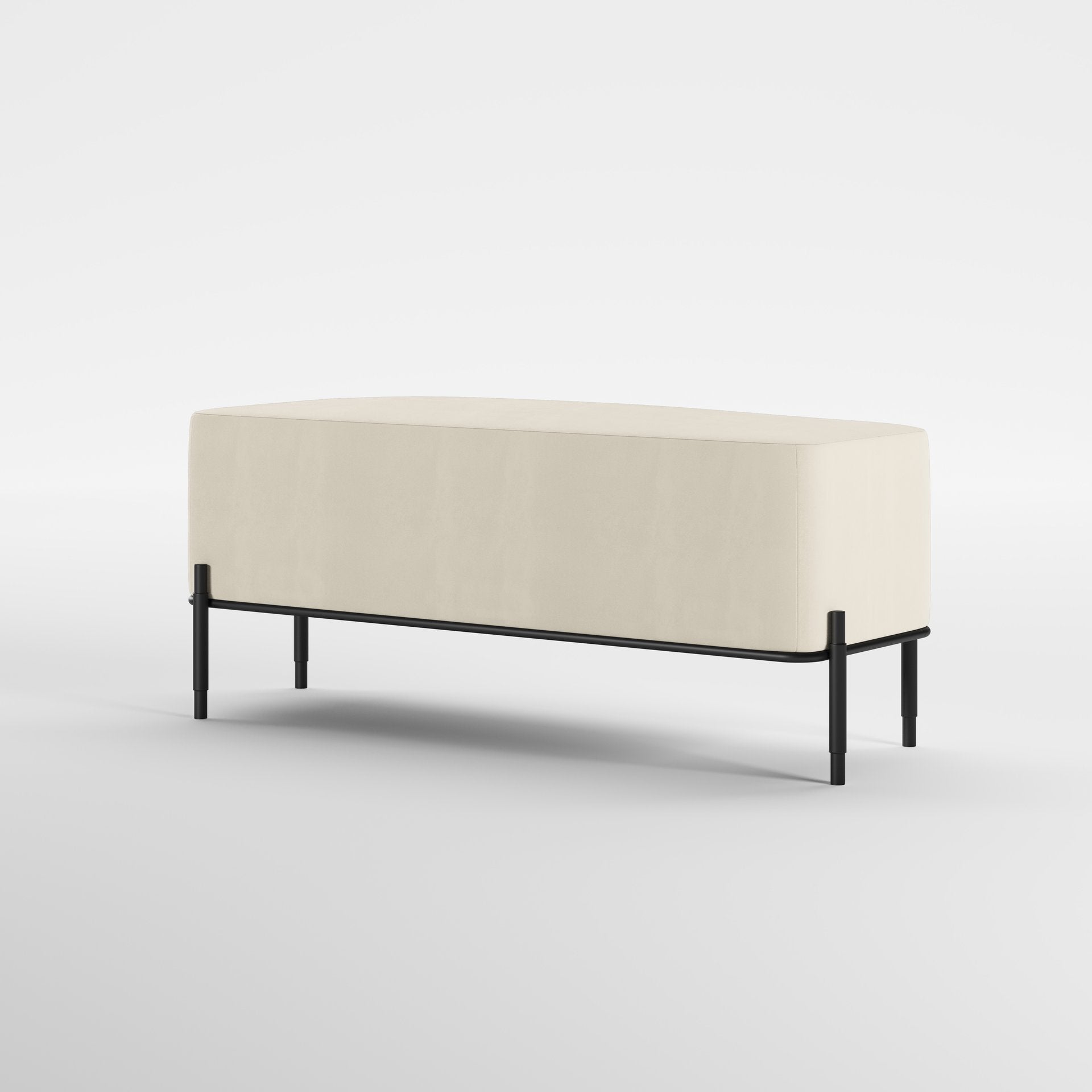 EDEN (Preto Mate · Velvet Off White)