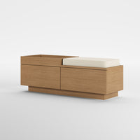 STRATA (Madeira Carvalho · Velvet Off White)