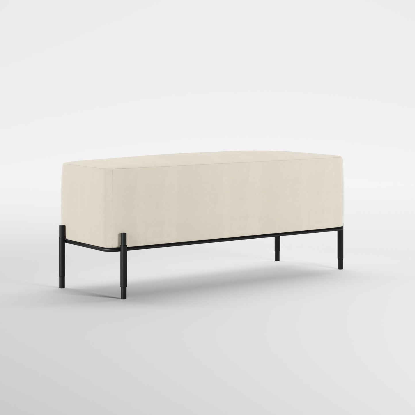 EDEN (Preto Mate · Velvet Off White)