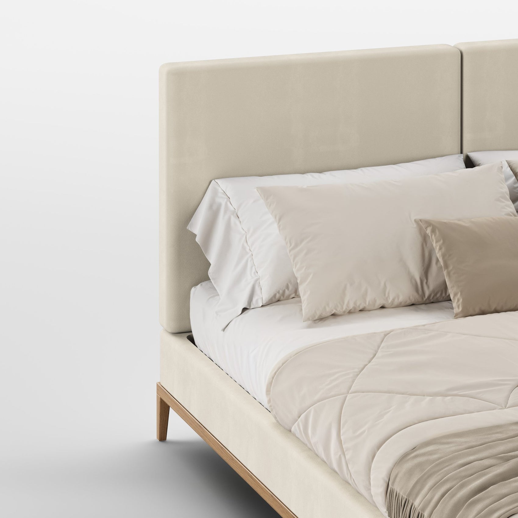 HALO (Madeira Carvalho · Velvet Off White)