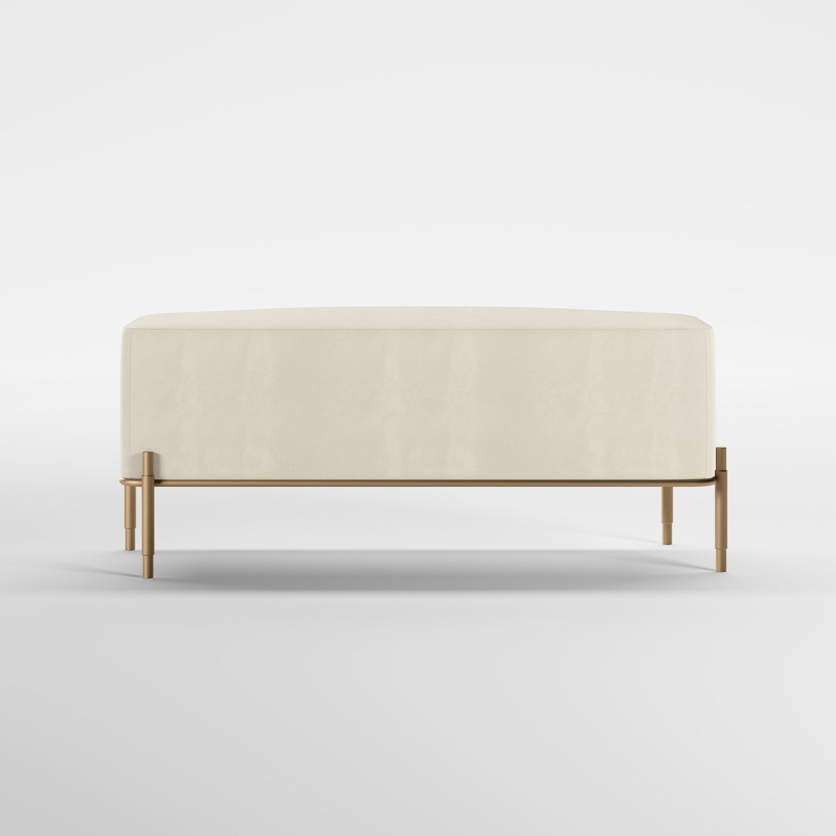 EDEN (Dourado Escovado Mate · Velvet Off White)