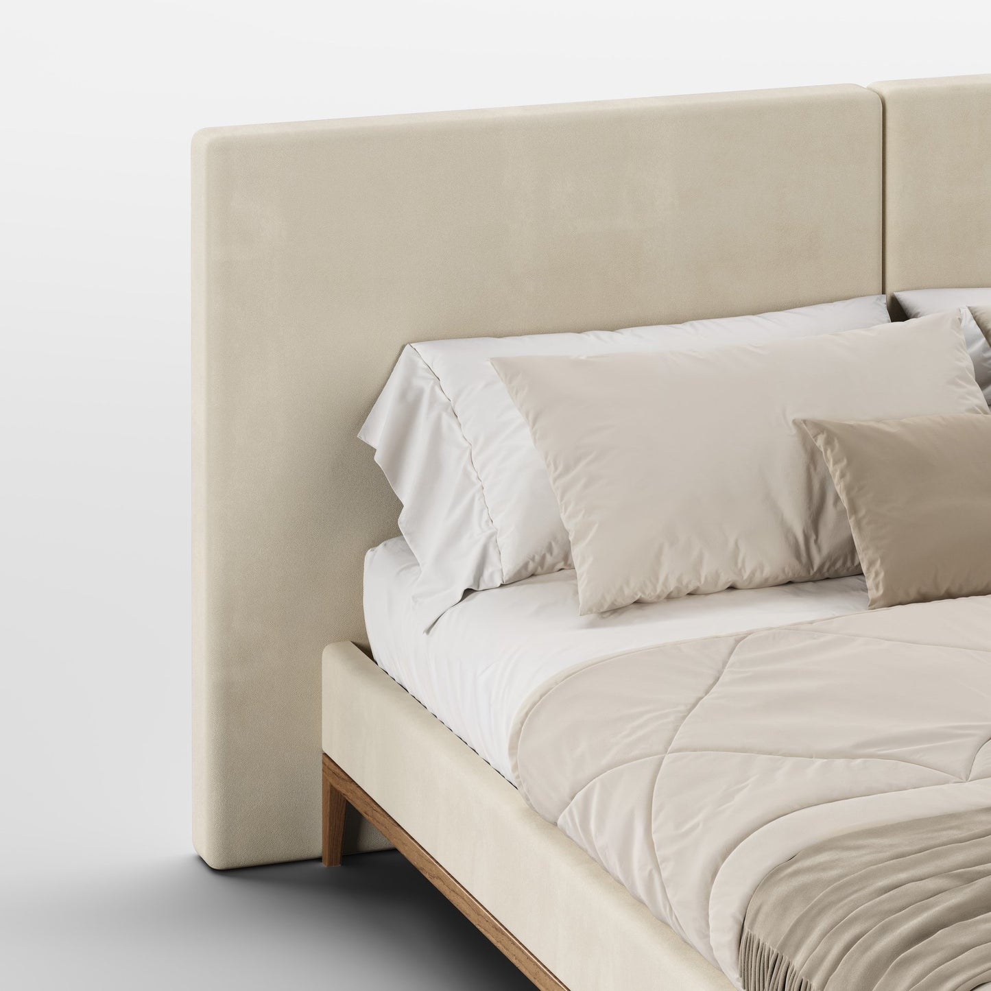 AURA (Madeira Carvalho · Velvet Off White)